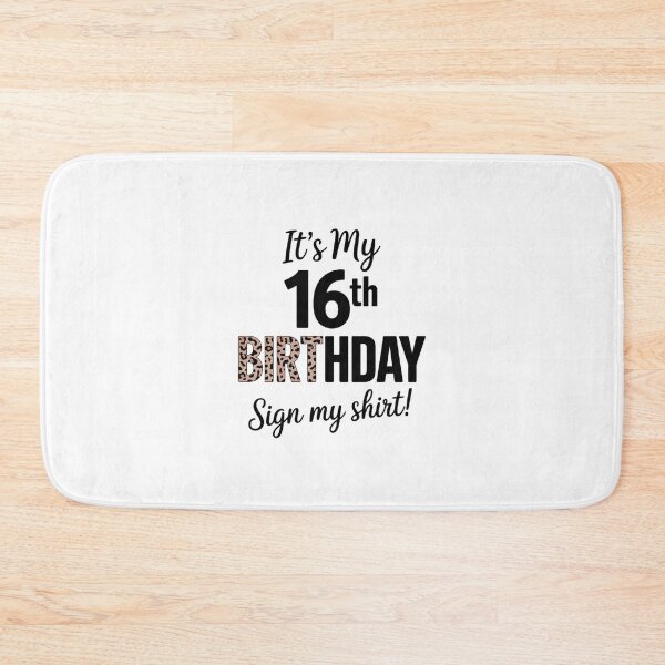 Item preview, It's My 16th Birthday Party 16 Years Old Girl Sign My  designed and sold by ClassicAnthony.