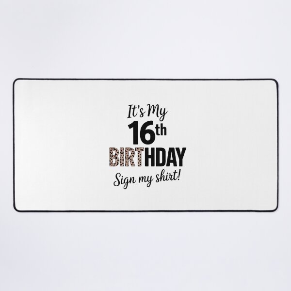 Item preview, It's My 16th Birthday Party 16 Years Old Girl Sign My designed and sold by ClassicAnthony.