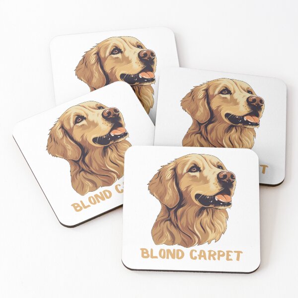 Item preview, Blond Carpet design Golden Retriever designed and sold by DoglovershopIT.