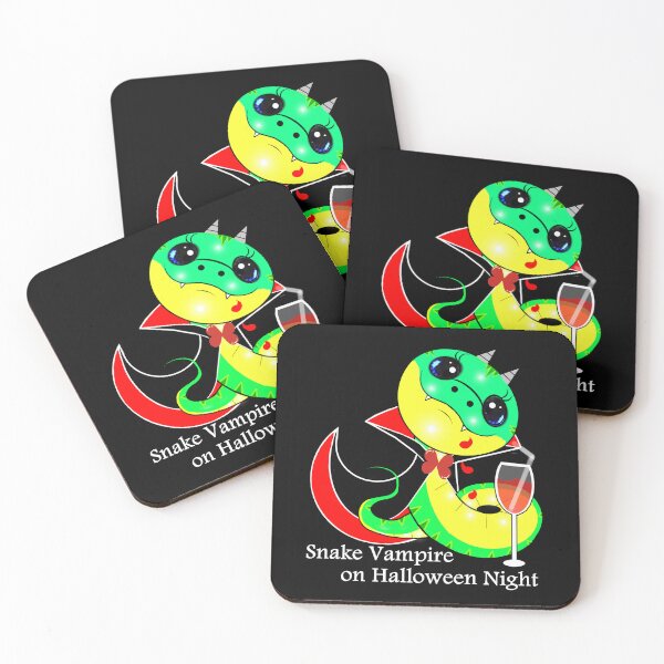 Artikelvorschau, Schlangenvampir in der Halloweennacht entworfen und verkauft von Shirley cute art .