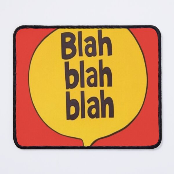 Item preview, Blah Blah Blah – Surreal Statement in Bold Typograph designed and sold by daweave77.