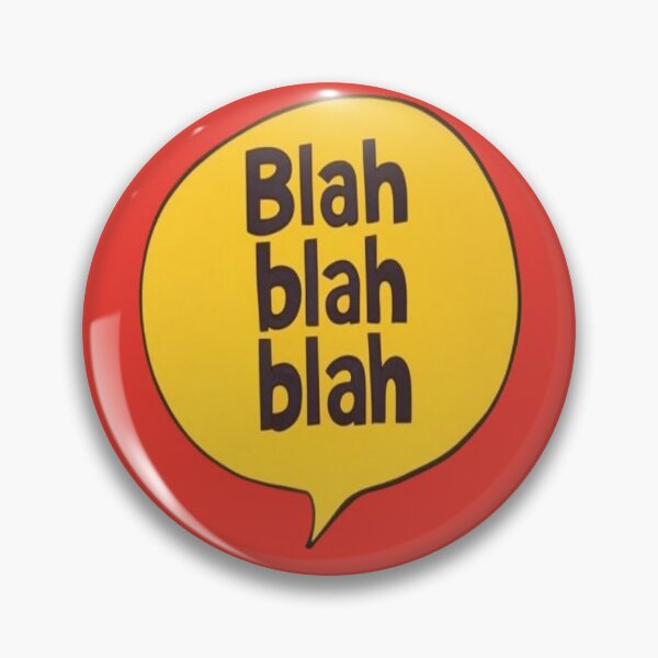 Item preview, Blah Blah Blah – Surreal Statement in Bold Typograph designed and sold by daweave77.