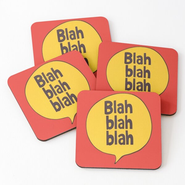 Item preview, Blah Blah Blah – Surreal Statement in Bold Typograph designed and sold by daweave77.