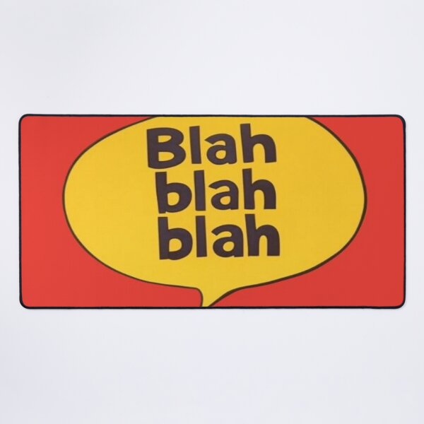Item preview, Blah Blah Blah – Surreal Statement in Bold Typograph designed and sold by daweave77.
