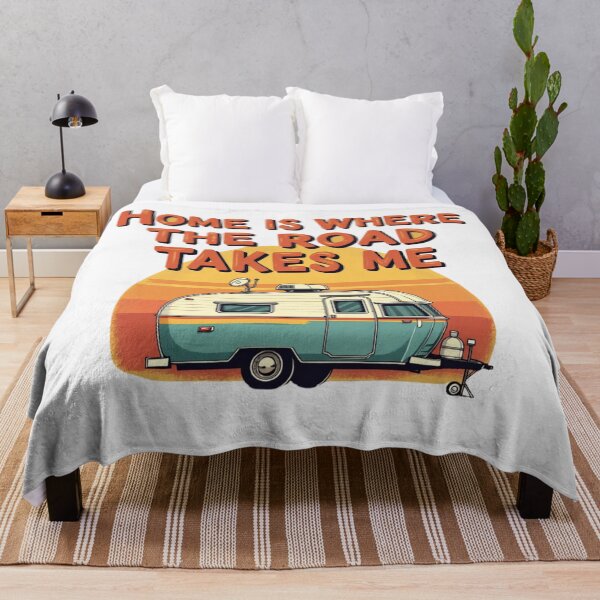 Item preview, Home is Where The Road Takes Me, Camper Van, Travel Trailer designed and sold by rustyroofco.
