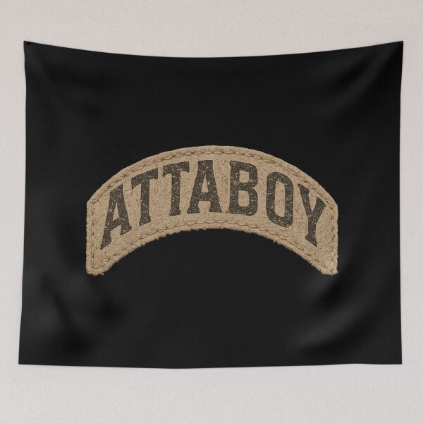 Item preview, ATTABOY Vintage Baseball Patch designed and sold by getpressedshirt.