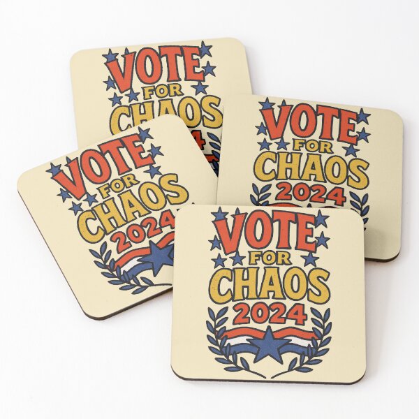Item preview, Vote for Chaos Retro Political Parody designed and sold by SHHCreations.