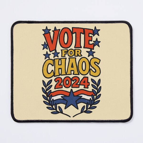 Item preview, Vote for Chaos Retro Political Parody designed and sold by SHHCreations.