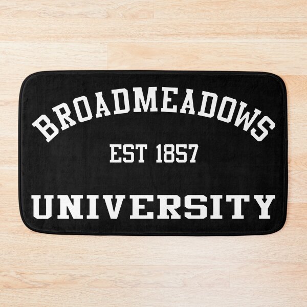 Item preview, BROADMEADOWS UNIVERSITY (EST 1857) THE SCHOOL OF HARD KNOCKS designed and sold by Takin-Thepiss.