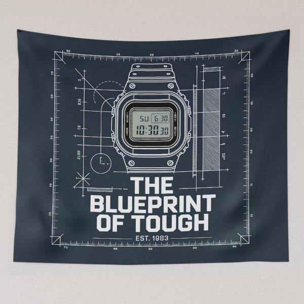 Item preview, The Blueprint of Tough G-Shock Design designed and sold by WatchesAndMore.