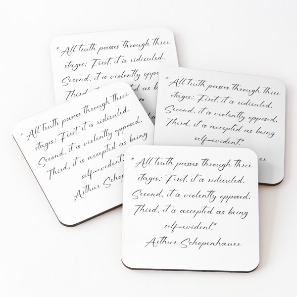 Item preview, Arthur Schopenhauer Quotes designed and sold by 4ever-Undaunted.