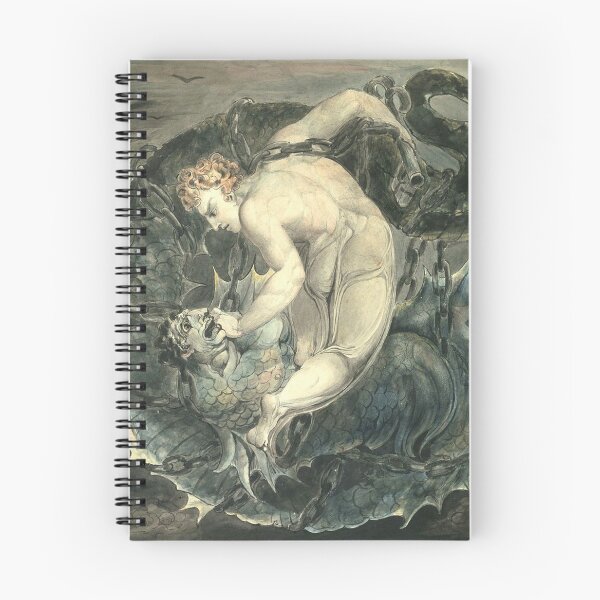 Item preview, HD The Angel Michael Binding Satan, by William Blake HIGH DEFINITION designed and sold by MINDTHECHERRY.