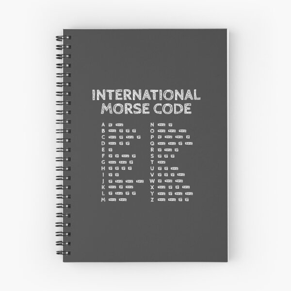 Item preview, International Morse Code Alphabet Chart - Grey Art designed and sold by AnnSign.