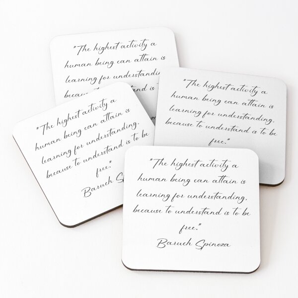 Item preview, Baruch Spinoza Quotes designed and sold by 4ever-Undaunted.