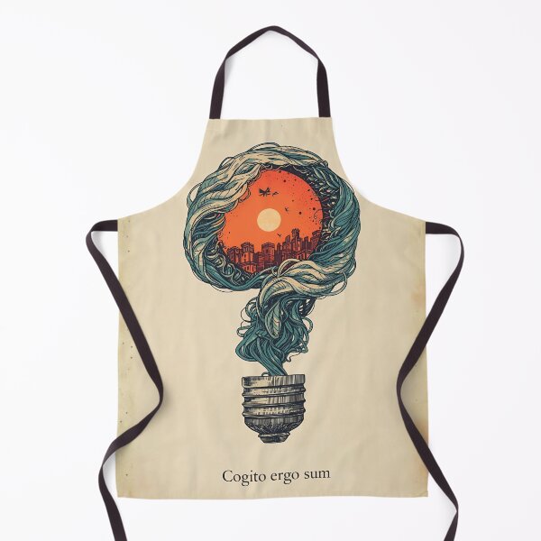 Item preview, 'Cogito ergo sum' sentence of René Descartes designed and sold by Filologica.