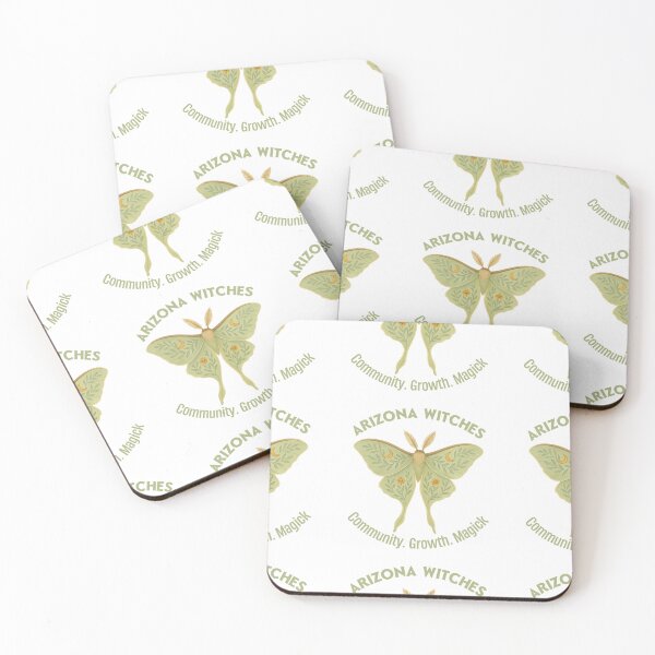 Item preview, Arizona Witches Luna Moth — Desert Witchcraft Symbol of Growth & Magick designed and sold by ArizonaWitches.