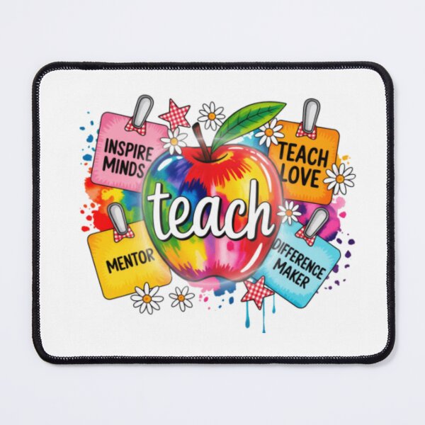 Item preview, Teach – Colorful Teacher Quote Design | Inspire Minds, Mentor & Make a Difference | Teacher Appreciation Gift designed and sold by ArtiVibeAura.