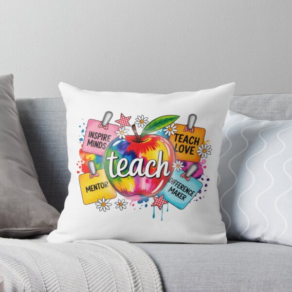 Item preview, Teach – Colorful Teacher Quote Design | Inspire Minds, Mentor & Make a Difference | Teacher Appreciation Gift designed and sold by ArtiVibeAura.