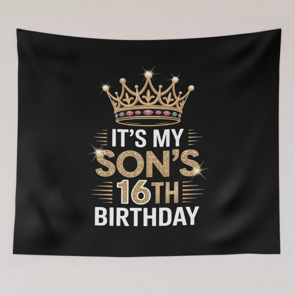 Item preview, It's My Son's 16th Birthday 16 Years Old Boy  designed and sold by ClassicAnthony.