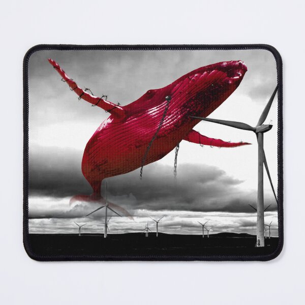Item preview, Flying red whale designed and sold by SolinkaDesignss.
