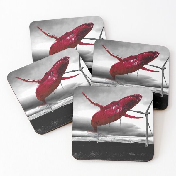 Item preview, Flying red whale designed and sold by SolinkaDesignss.