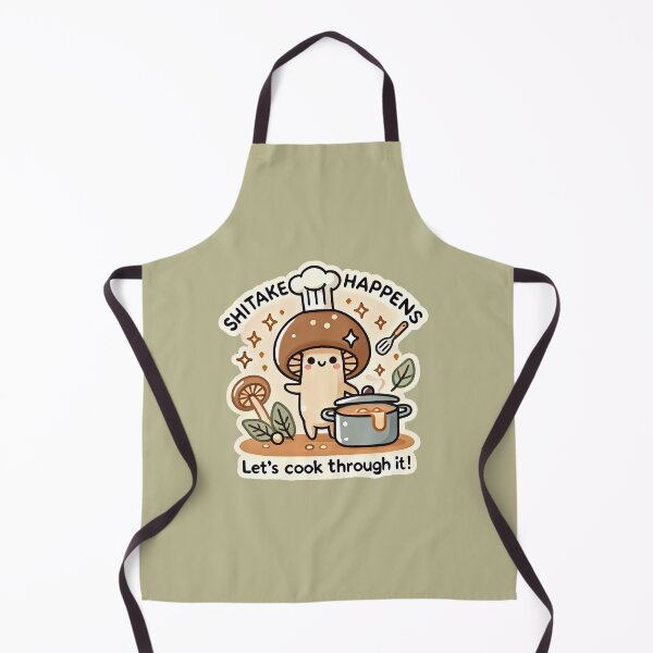 Item preview, Shiitake Happens: Let's Cook Through It (var) designed and sold by root-n-render.