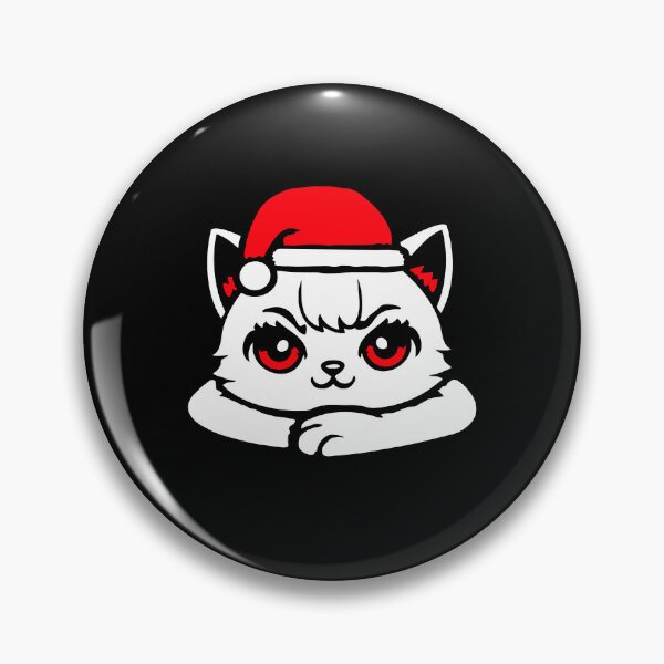 Item preview, Cat Confident Santa Hat Crossed Arms Christmas Gift designed and sold by shirt-o-mat.
