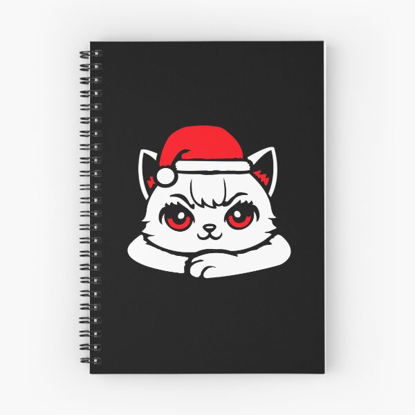 Item preview, Cat Confident Santa Hat Crossed Arms Christmas Gift designed and sold by shirt-o-mat.