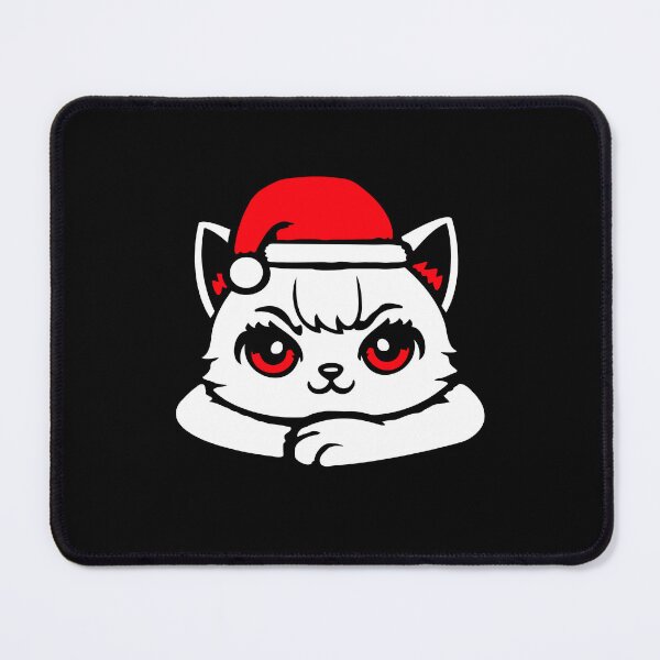 Item preview, Cat Confident Santa Hat Crossed Arms Christmas Gift designed and sold by shirt-o-mat.