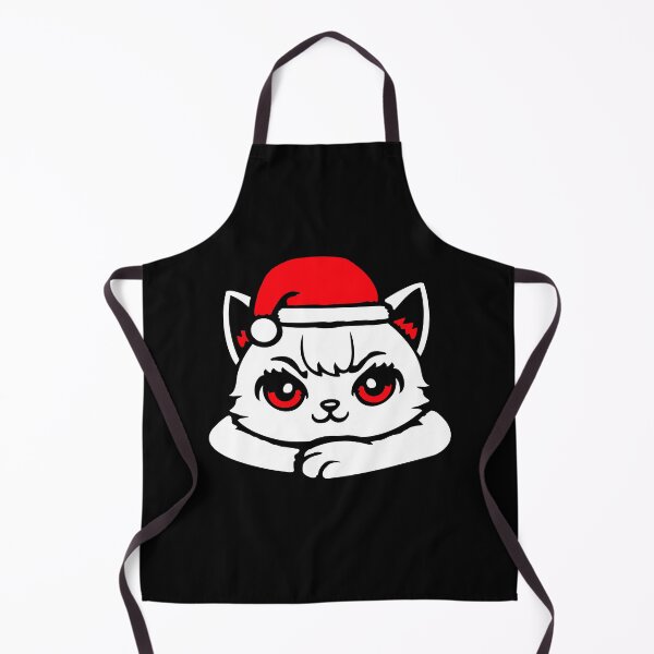 Item preview, Cat Confident Santa Hat Crossed Arms Christmas Gift designed and sold by shirt-o-mat.