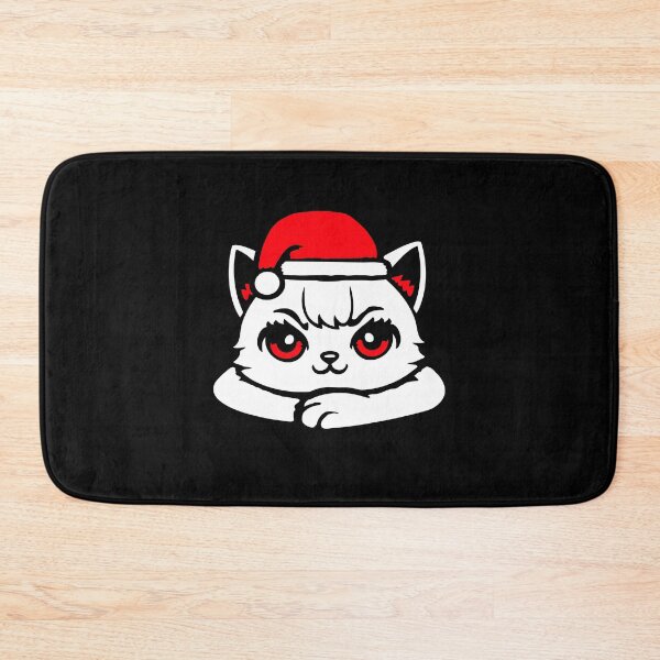 Item preview, Cat Confident Santa Hat Crossed Arms Christmas Gift designed and sold by shirt-o-mat.