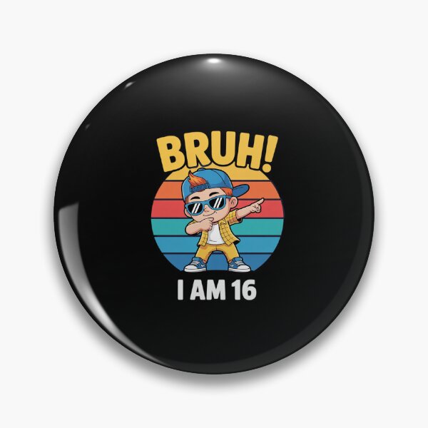 Item preview, Kids 16 Years Old Birthday Dabbing Boy Bruh I'm 16 16th Bday  designed and sold by ClassicAnthony.