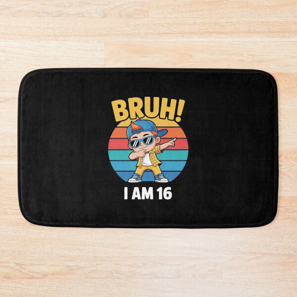 Item preview, Kids 16 Years Old Birthday Dabbing Boy Bruh I'm 16 16th Bday  designed and sold by ClassicAnthony.