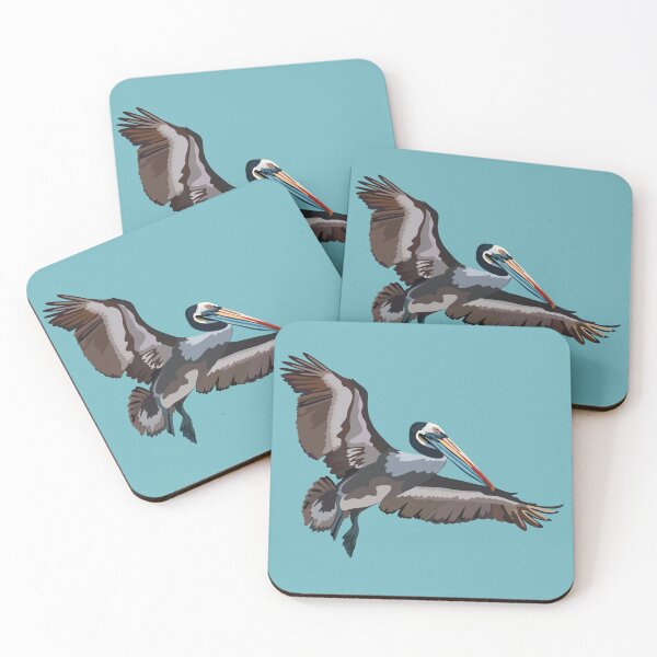 Item preview, P is for Peruvian Pelican, Peruvian Pelican | Coastal Bird Lover & Wildlife Art Design designed and sold by PrettylittlepastelUk.