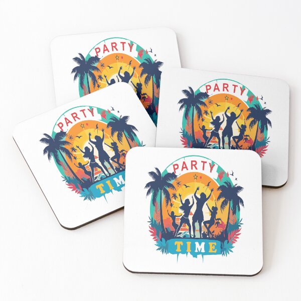 Item preview, Party Time Tropical Sunset Beach Dance Vibes designed and sold by MARK-ZONE.