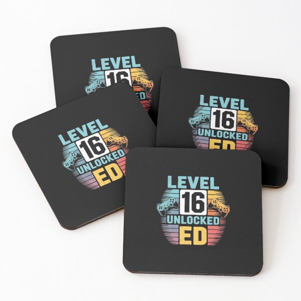 Item preview, Level 16 Unlocked Video Gamer 16 Year Old 16th Birthday  designed and sold by ClassicAnthony.
