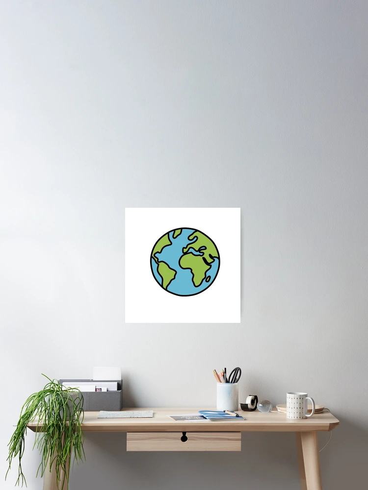 Thumbnail 2 of 3, Poster, Earth Sphere designed and sold by HasifArtCollection.
