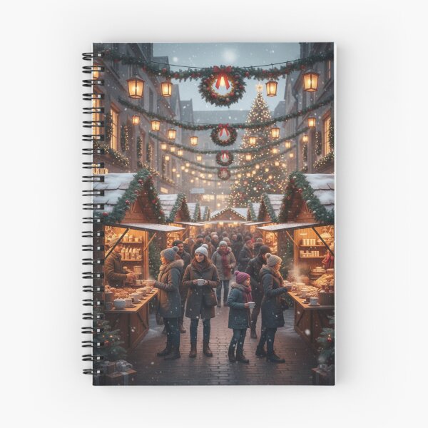 Item preview, Magical Christmas Market Winter Wonderland designed and sold by PrintBreeze.