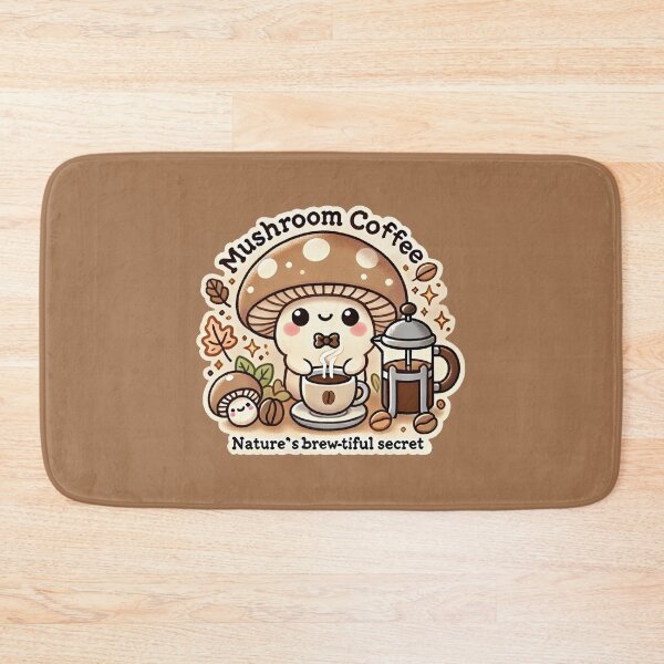 Item preview, Mushroom Coffee: Nature's Brew-tiful Secret designed and sold by root-n-render.