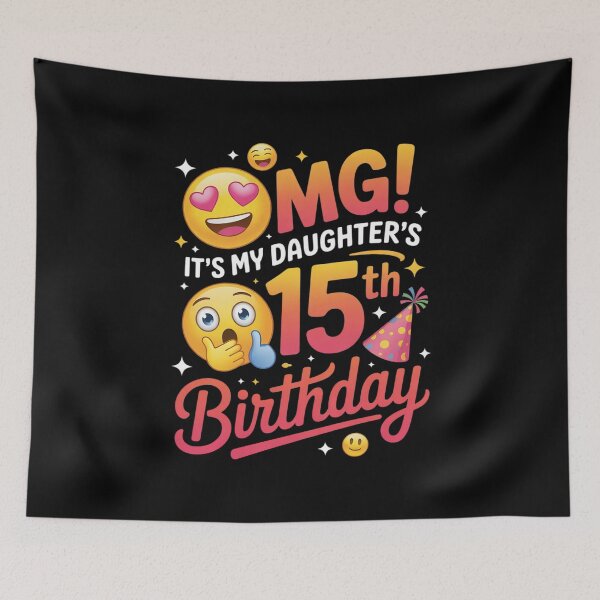 Item preview, OMG It's My Daughter's 15th Birthday Happy 15 Years To Her  designed and sold by ClassicAnthony.