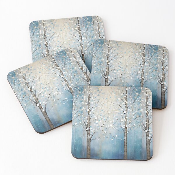 Item preview, Whispers of Frost – The Silver Birch Collection designed and sold by Ewa Miller.