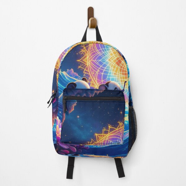 Item preview, Cosmic Pandas and Elephant in Mandala Waves designed and sold by kathleensay.