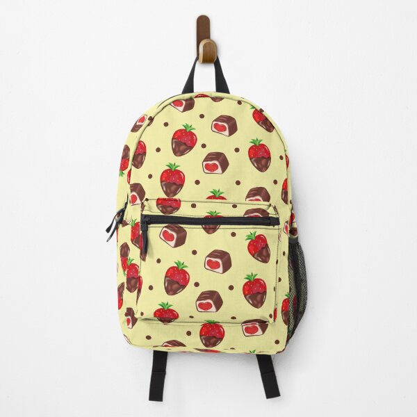 Item preview, Festive pattern of chocolate-covered strawberries and chocolate candies. designed and sold by OlhaBondarenko.