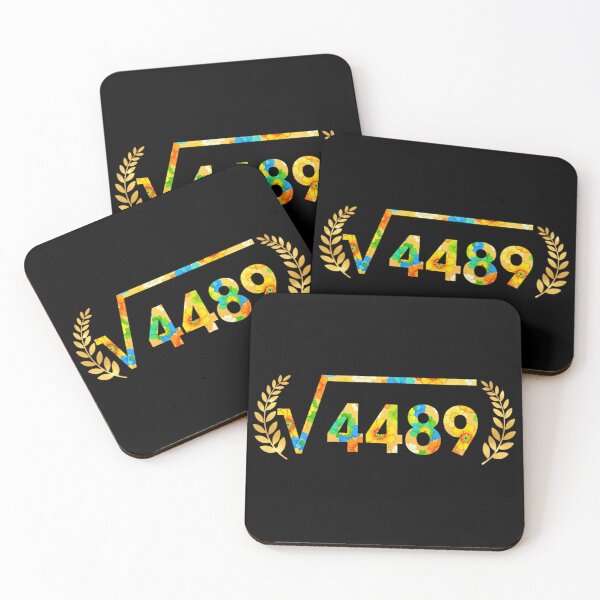 Item preview, Square Root 4489 Meme Floral Laurels - Nerdy Slang Joke Army designed and sold by Jaanussar.
