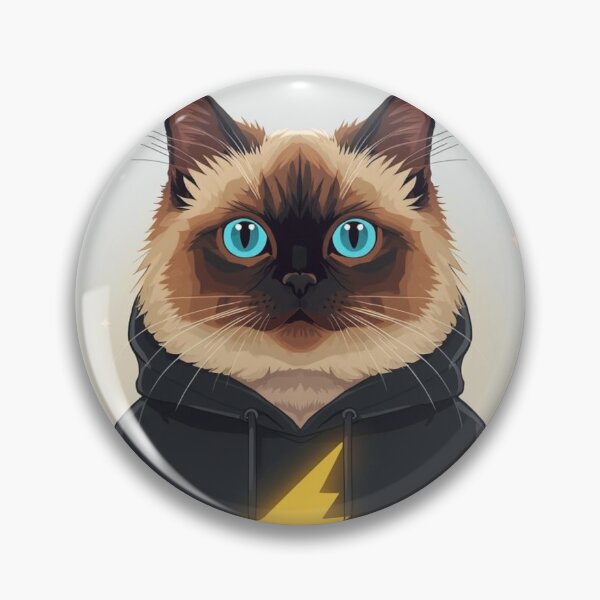 Item preview, Lightning Cat – Minimalist Bitcoin Lightning Network Design designed and sold by Siamcatshop.