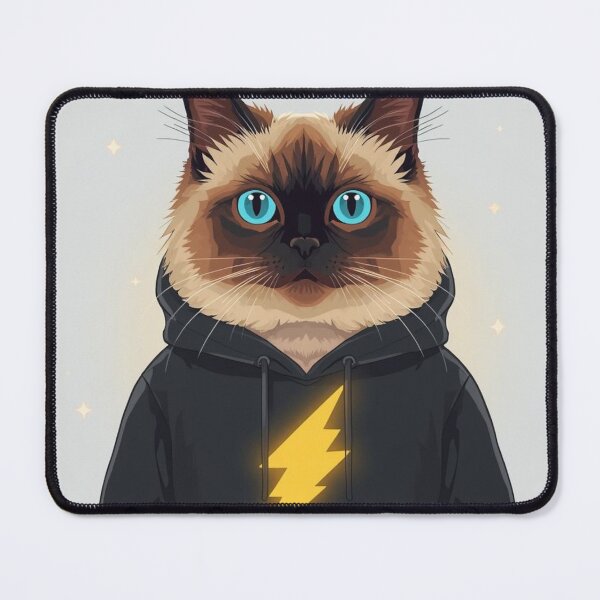Item preview, Lightning Cat – Minimalist Bitcoin Lightning Network Design designed and sold by Siamcatshop.