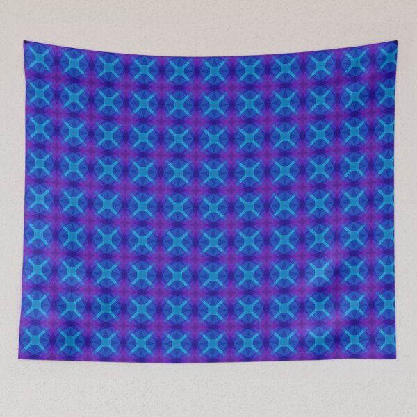 Item preview, triangles pink orange purple seamless colorful repeat pattern designed and sold by Abrahamjrnd.
