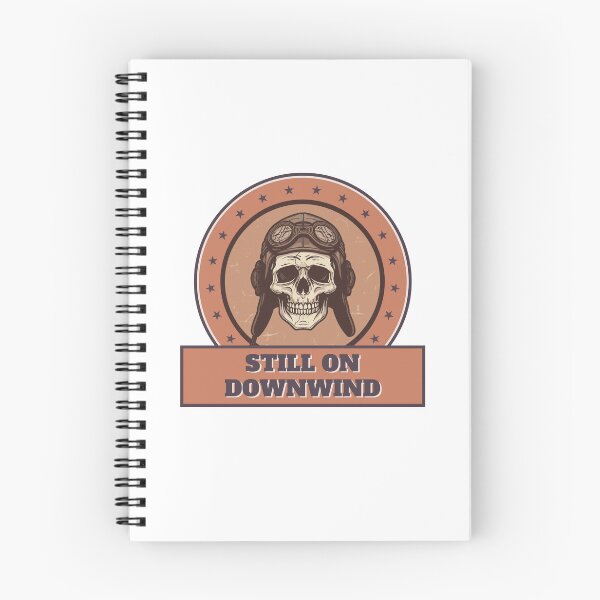 Item preview, Still on Downwind – Aviation Halloween Skull Pilot Design designed and sold by MilanPetki.