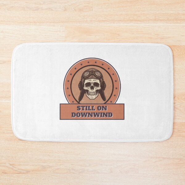 Item preview, Still on Downwind – Aviation Halloween Skull Pilot Design designed and sold by MilanPetki.