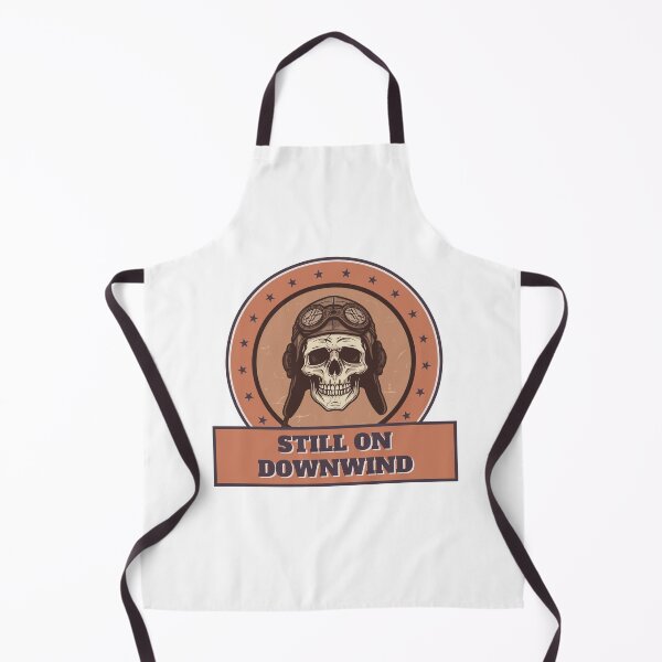 Item preview, Still on Downwind – Aviation Halloween Skull Pilot Design designed and sold by MilanPetki.